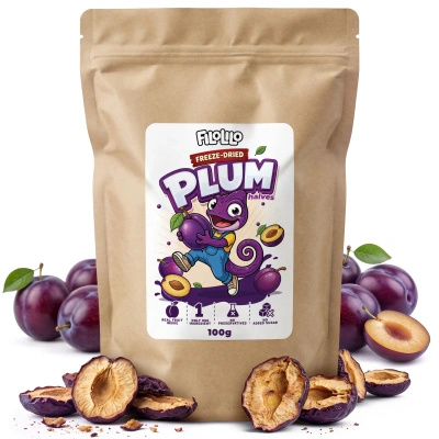 FiloLilo – Śliwka liofilizowana (połówki) 100 g