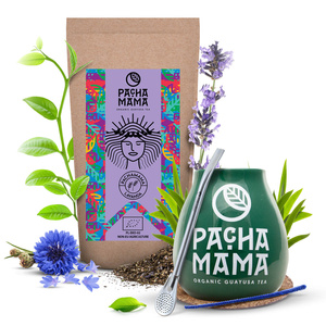 Zestaw Guayusa Pachamama Lavanda 100g akcesoria