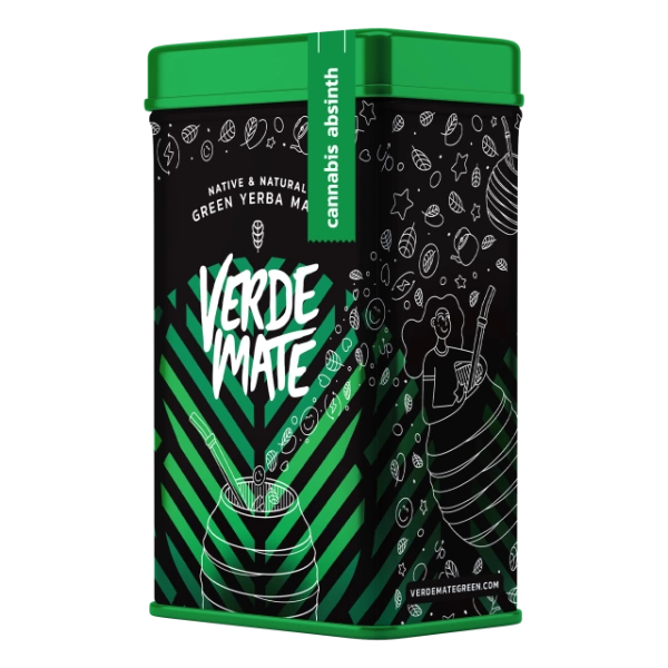 Yerbera – Puszka z Verde Mate Cannabis Absinth 0,5kg