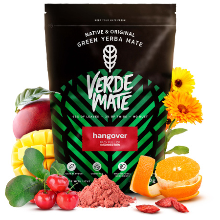 Zestaw yerba mate 2x500g Verde Mate + tykwa Marmori