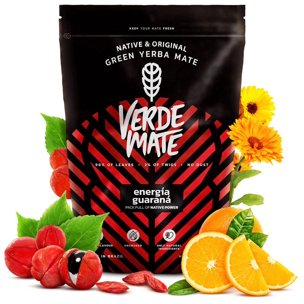 Verde Mate Green Energía Guaraná - Zbliżenie