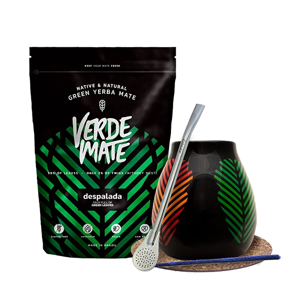 Zestaw startowy bombilla matero + Yerba Mate Verde