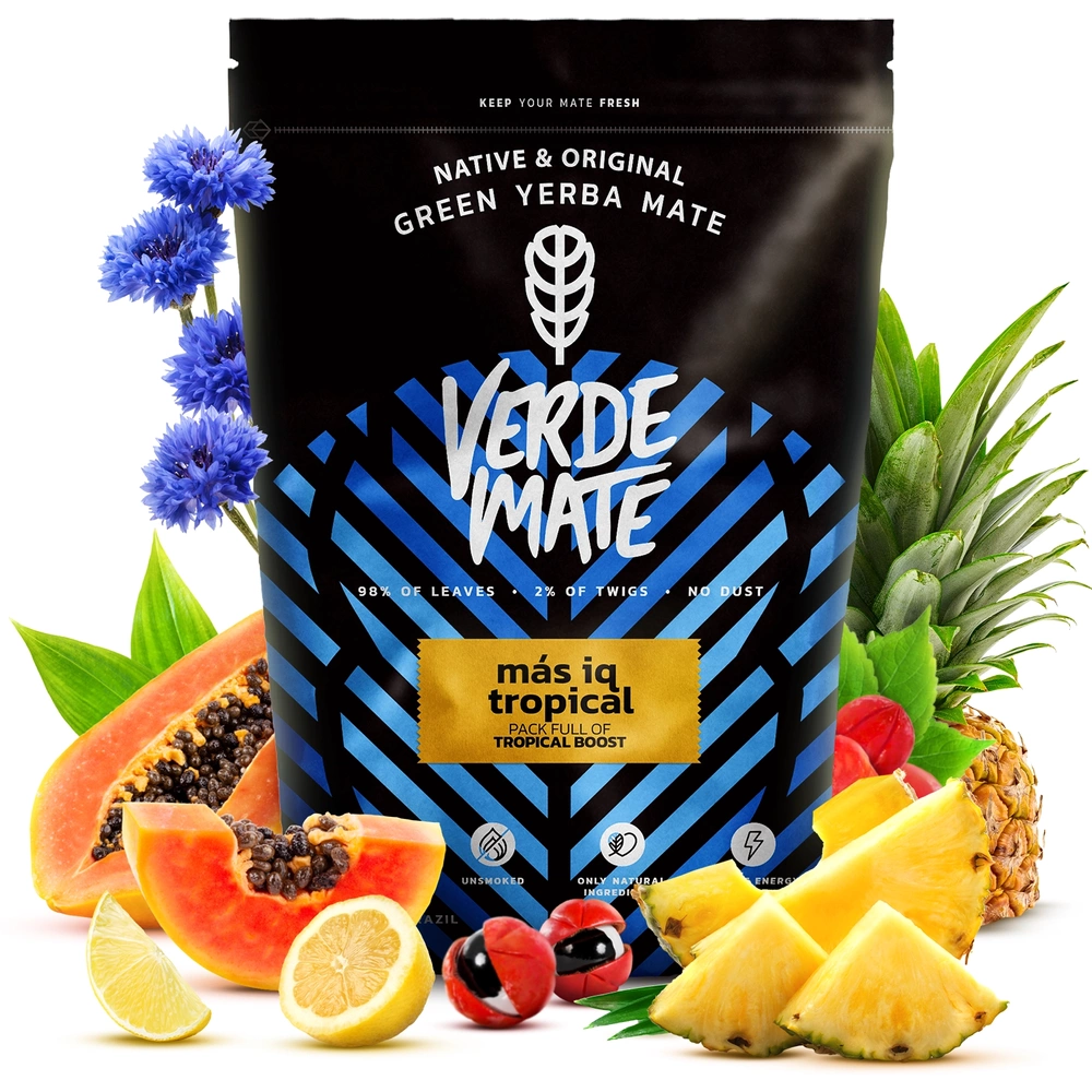 Verde Mate Green Más IQ Tropical - Zbliżenie