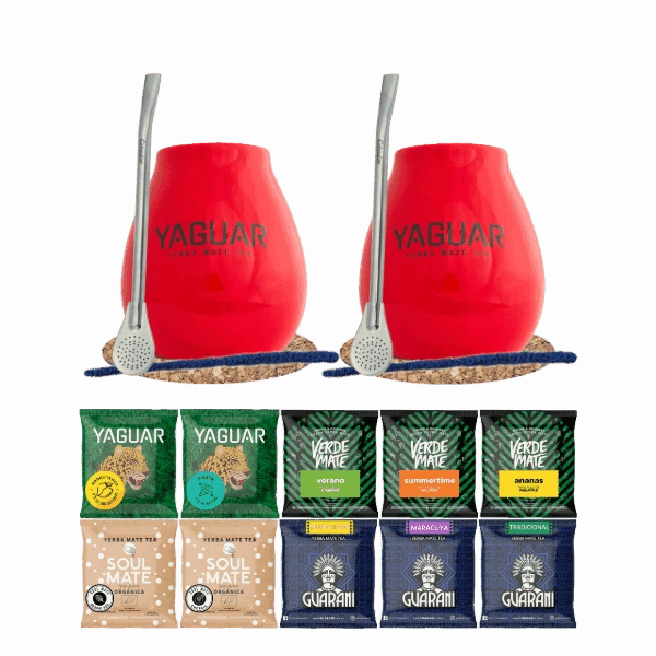 Zestaw Yerba Mate Startowy Dla Dwojga 10x50g