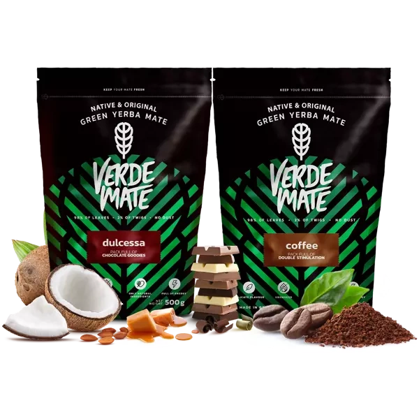 Yerba Verde Mate Coffee kawa Dulcessa czekolada