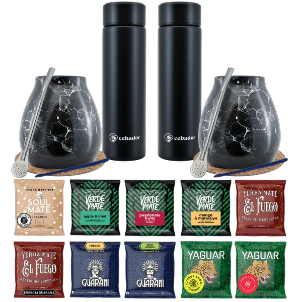 Zestaw Yerba Mate Termos bombilla dla dwojga 500g