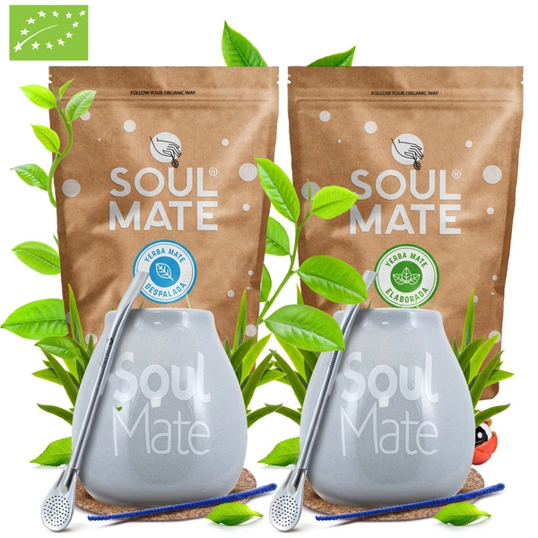 Zestaw Startowy dla dwojga Yerba Mate Soul Mate Despalada 500g + Soul Mate Organica 500g