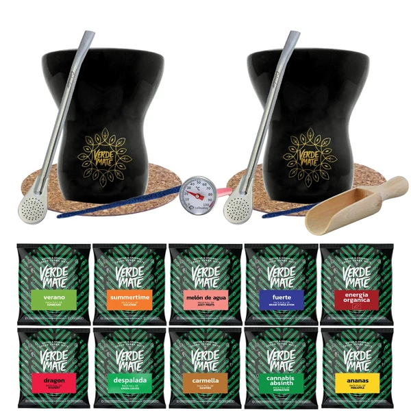 Zestaw Yerba VERDE MATE GREEN 500g DLA DWOJGA