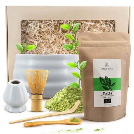 Zestaw Prezentowy do parzenia herbaty matcha