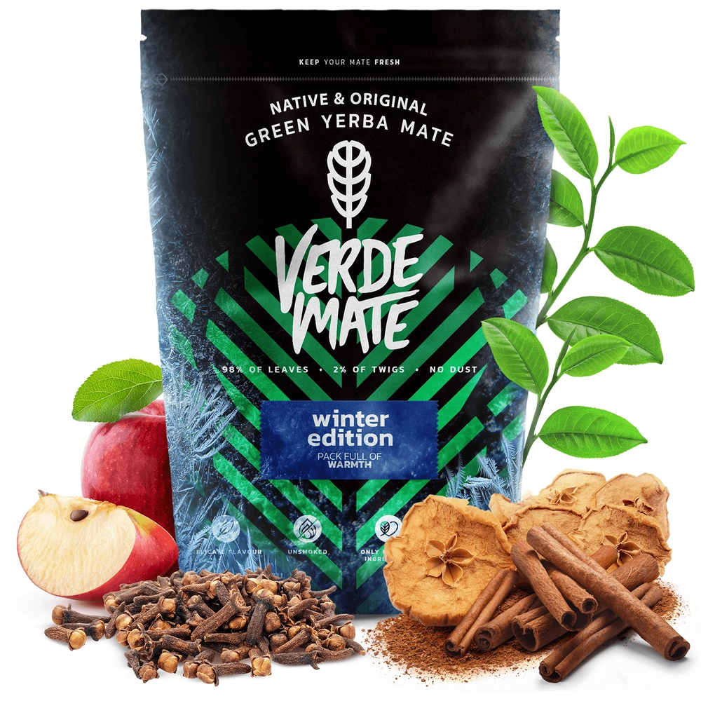 Verde Mate Green Winter Edition - Zbliżenie