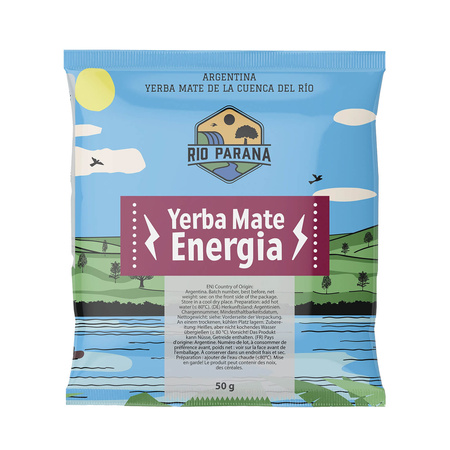 Zestaw yerba mate Rio Parana 2x50g Tykwa + Bombilla