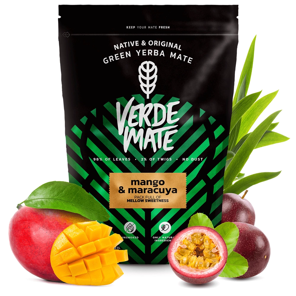 Verde Mate Green Mango & Maracuya - Zbliżenie